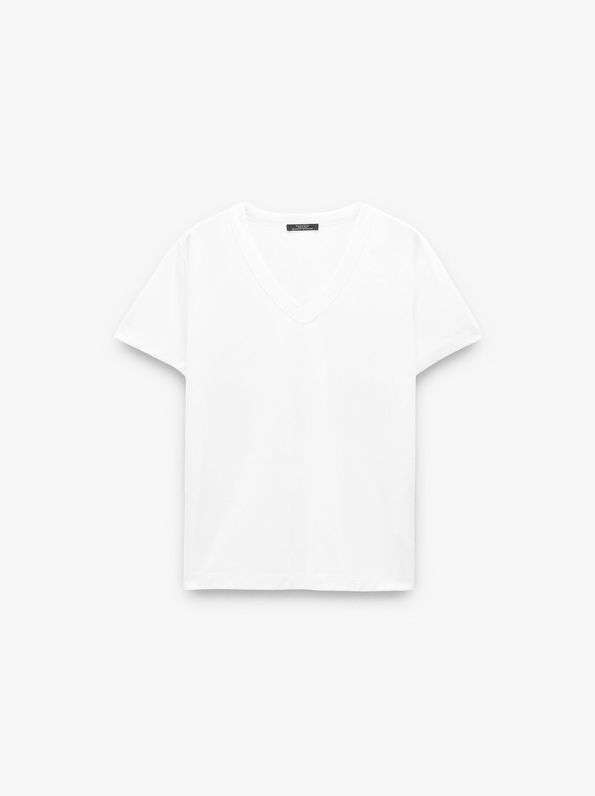 Camiseta De Escote En Pico