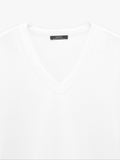 Camiseta De Escote En Pico