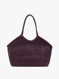 Bolso Shopper De Piel Trenzada