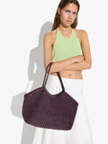 Bolso Shopper De Piel Trenzada