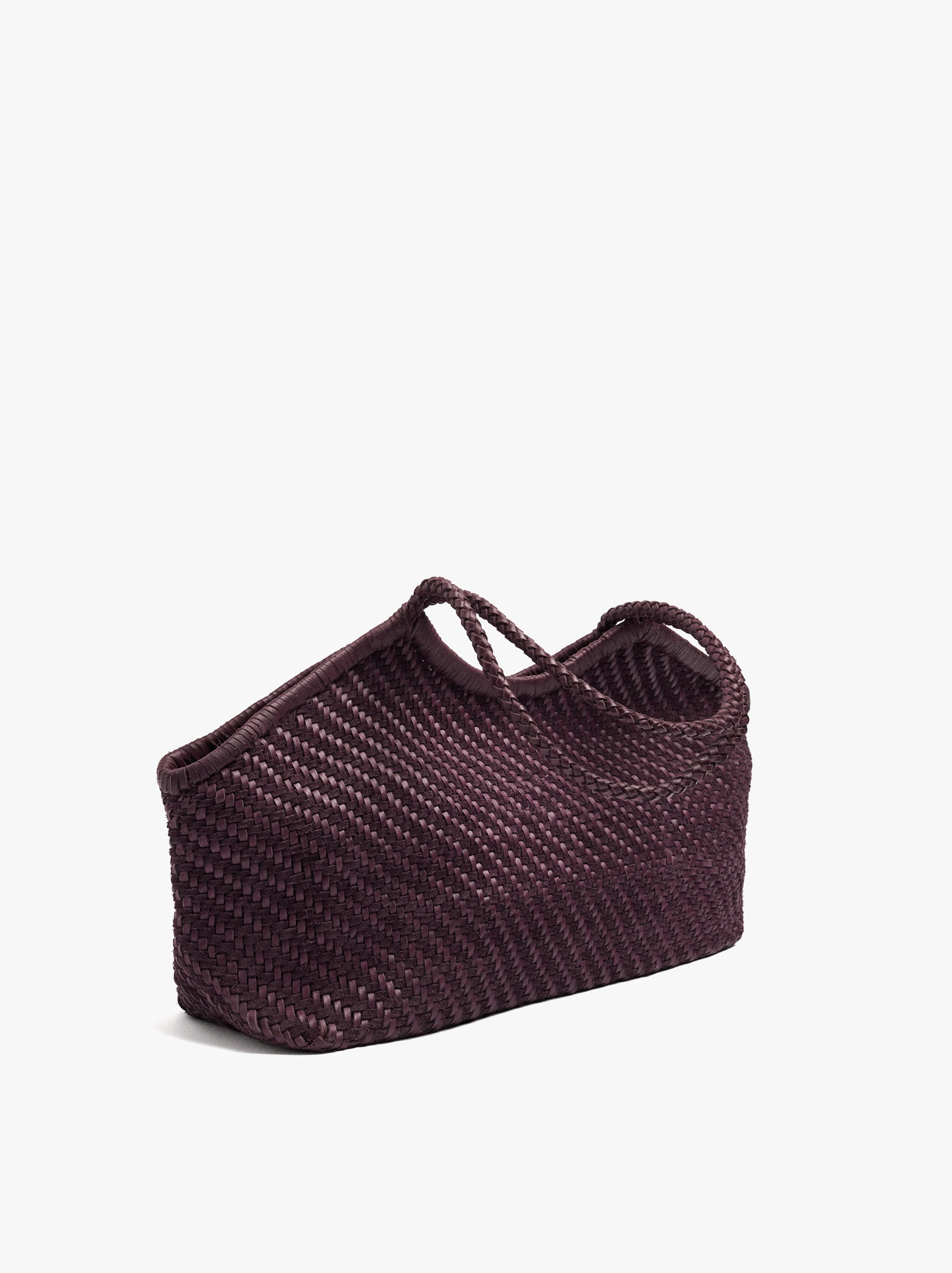 Bolso Shopper De Piel Trenzada