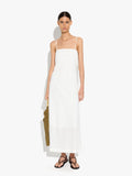 Vestido Liso Con Tirantes 100% Algodón