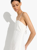Vestido Liso Con Tirantes 100% Algodón