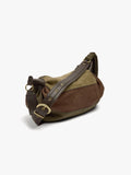 Bolso De Hombro Efecto Piel Con Flecos