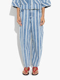 Pantalón De Vaquero Con Rayas De Algodón