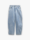 Pantalón De Vaquero Con Rayas De Algodón