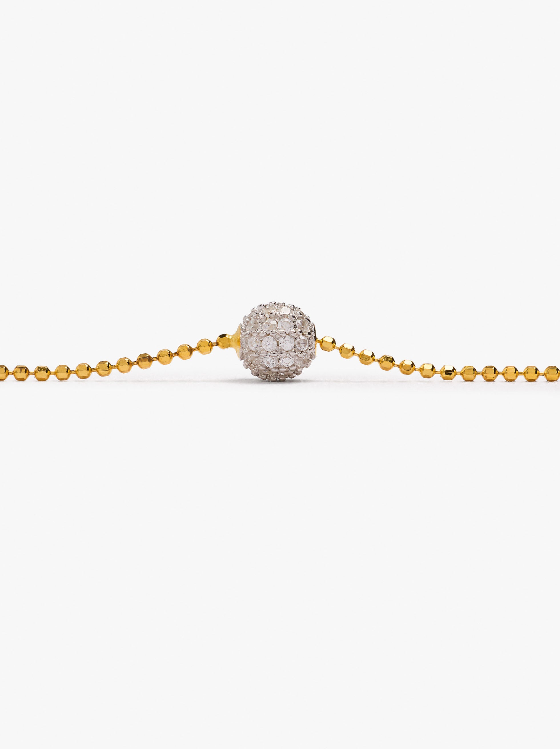 Pulsera Con Circonitas - Plata De Ley 925