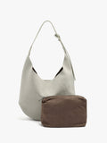 Bolso De Piel Redondeado Con Bolsa Removible