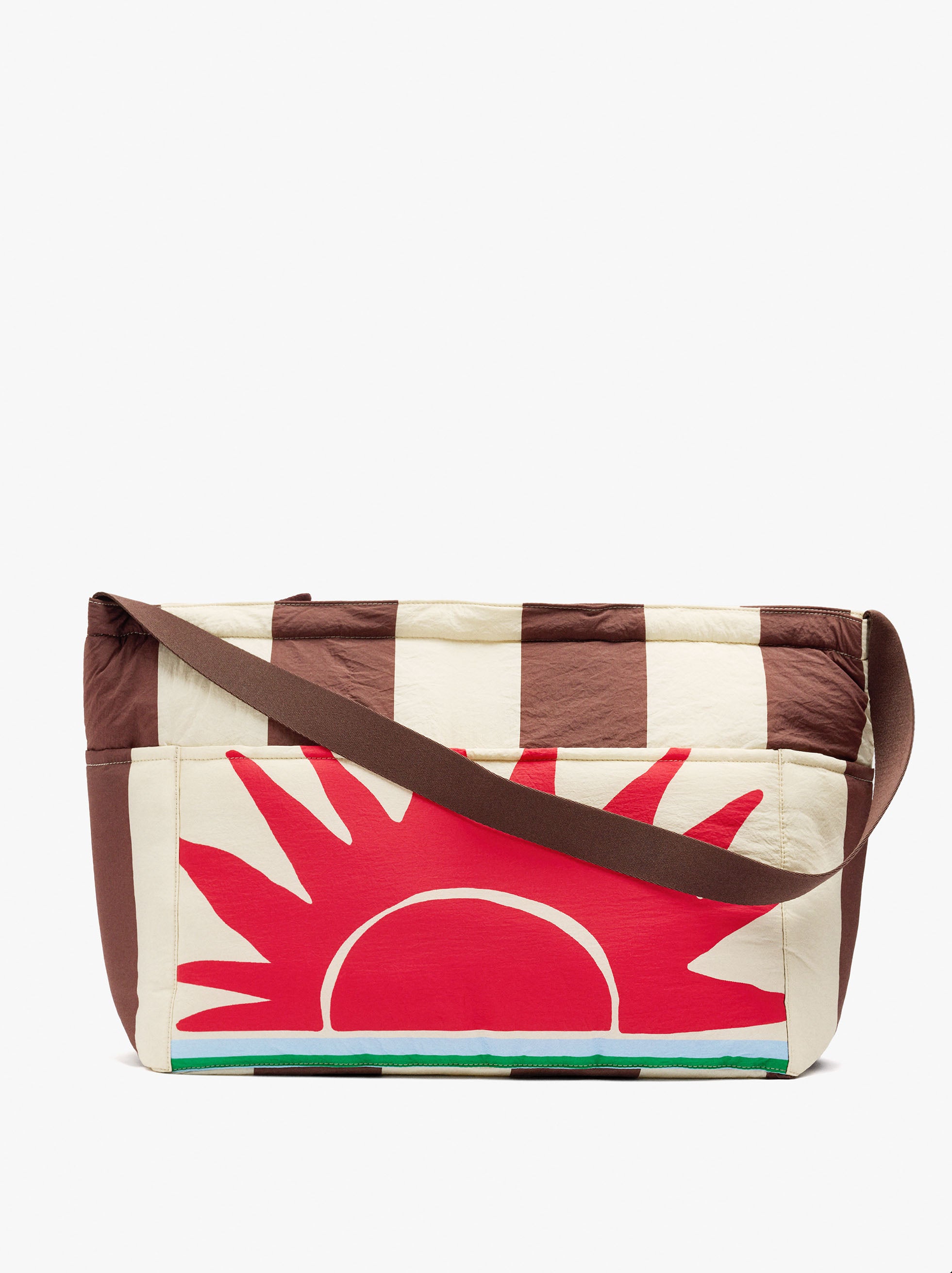 Bolsa Porta-Alimentos Estampada De Nylon Con Bolso Interior