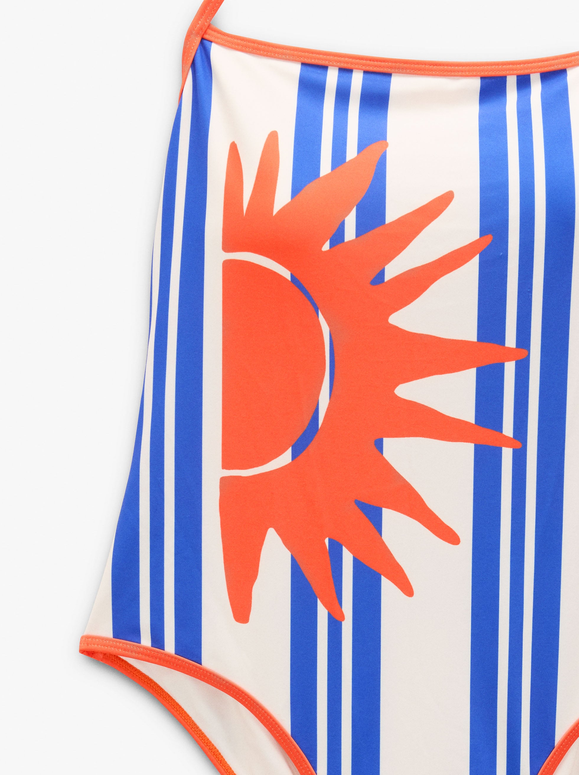 Bañador A Rayas Estampado De Sol