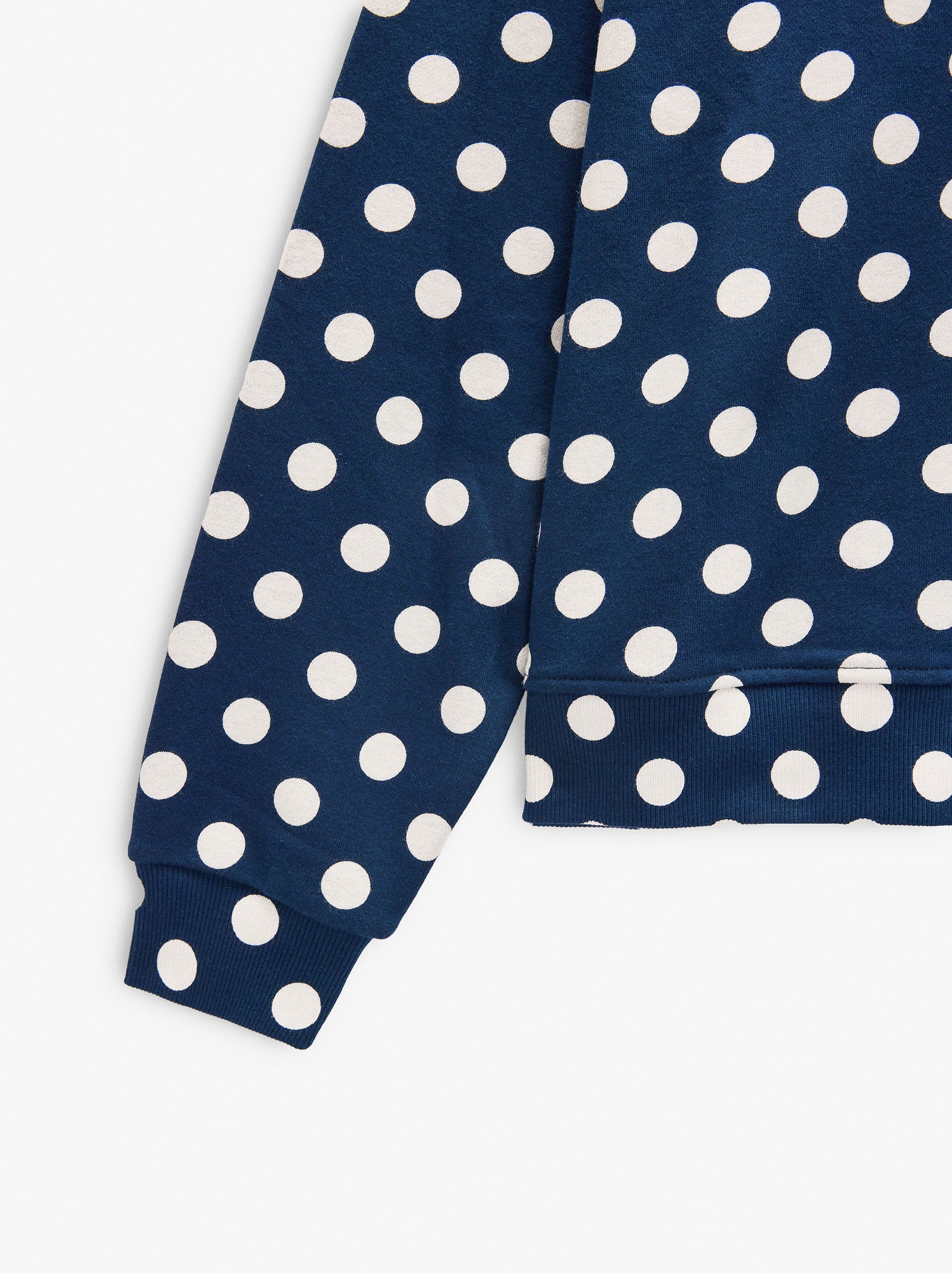 Sudadera De Algodón Con Lunares