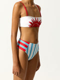 Top Biquini Estampado Sol