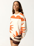 Sudadera Estampada De Algodón