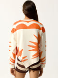 Sudadera Estampada De Algodón