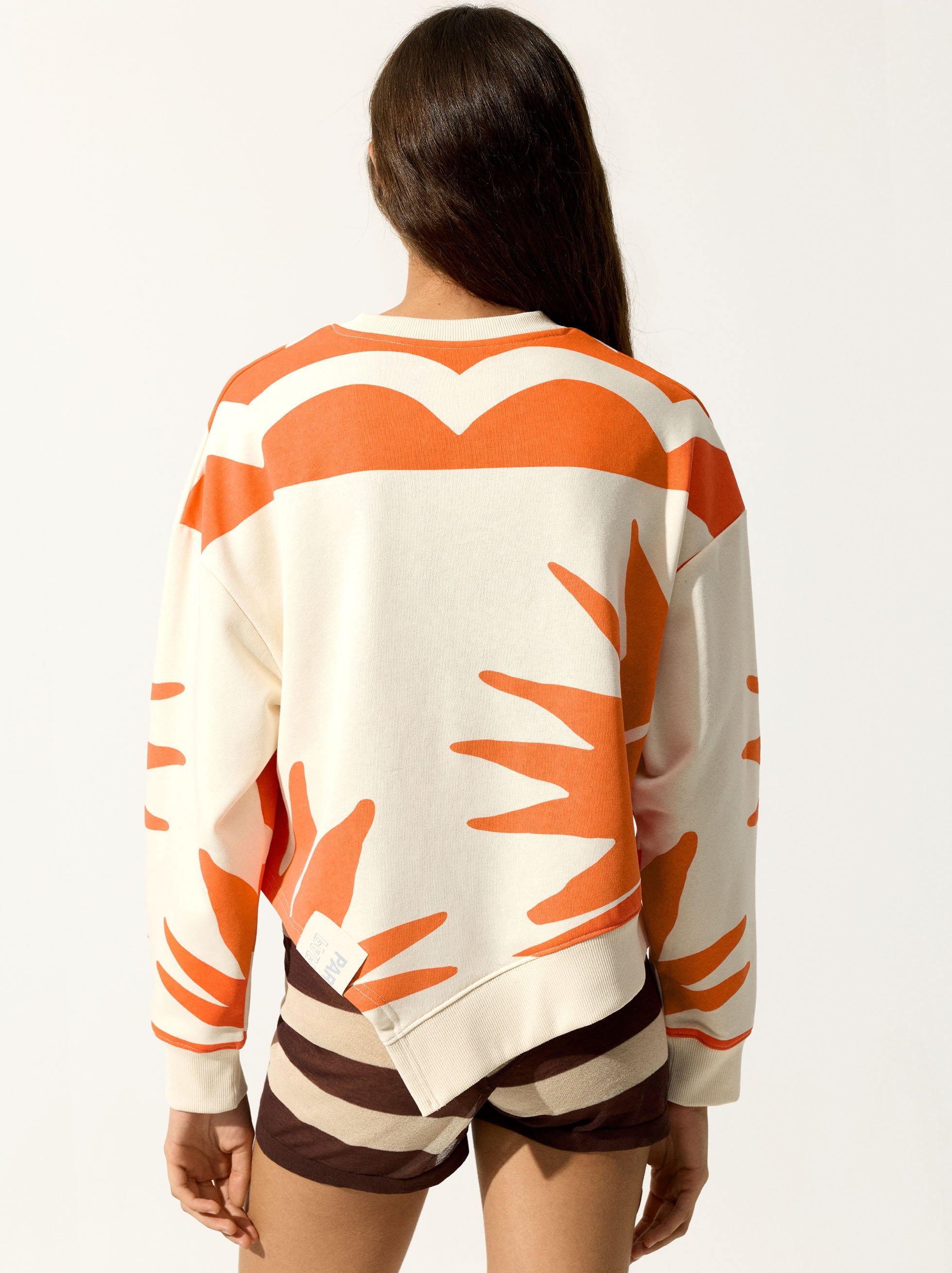 Sudadera Estampada De Algodón