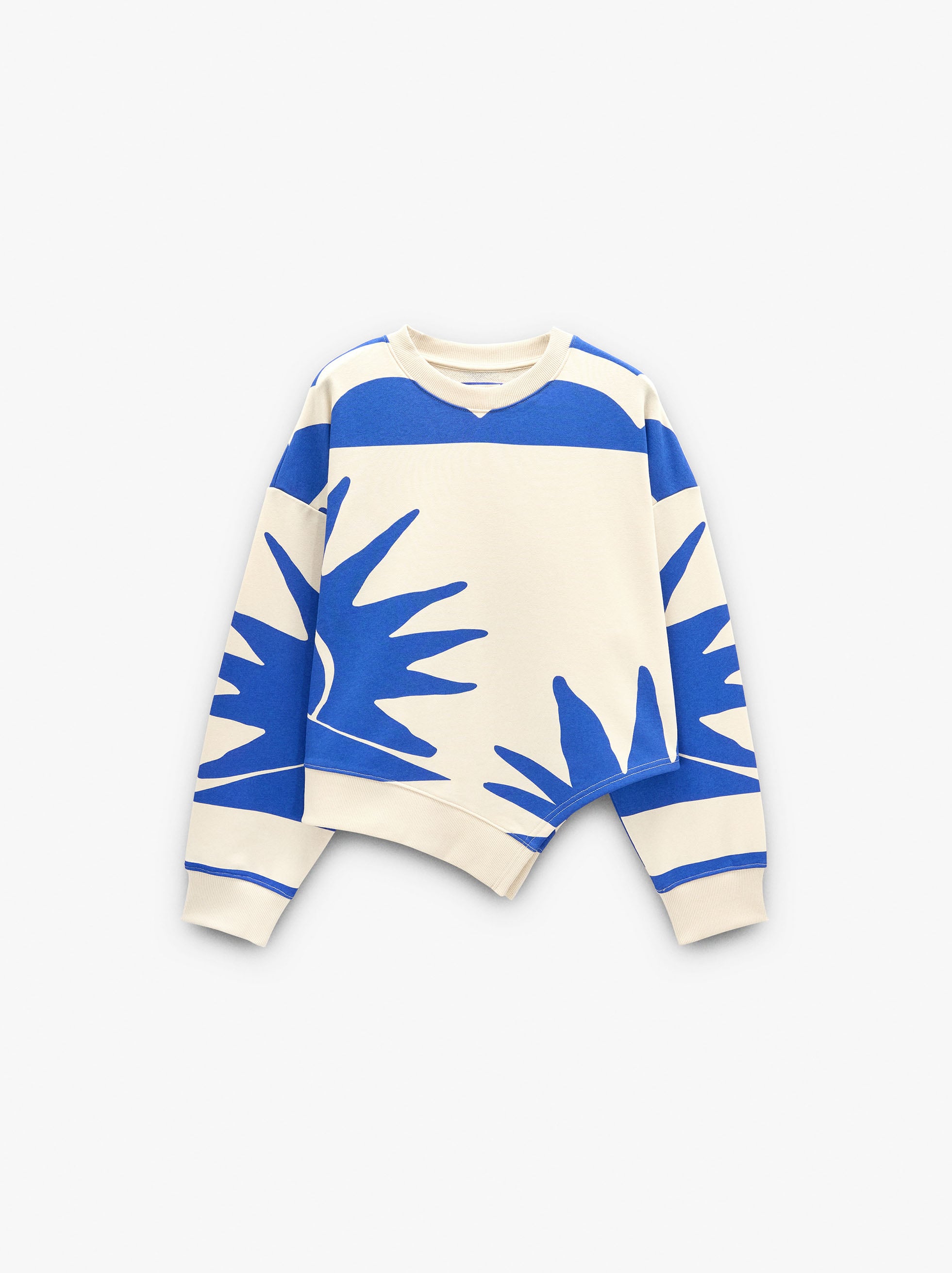 Sudadera Estampada De Algodón