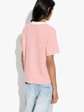 Camiseta De Algodón Con Rayas