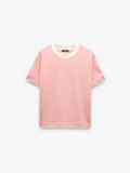 Camiseta De Algodón Con Rayas