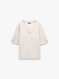 Camiseta De Escote En Pico