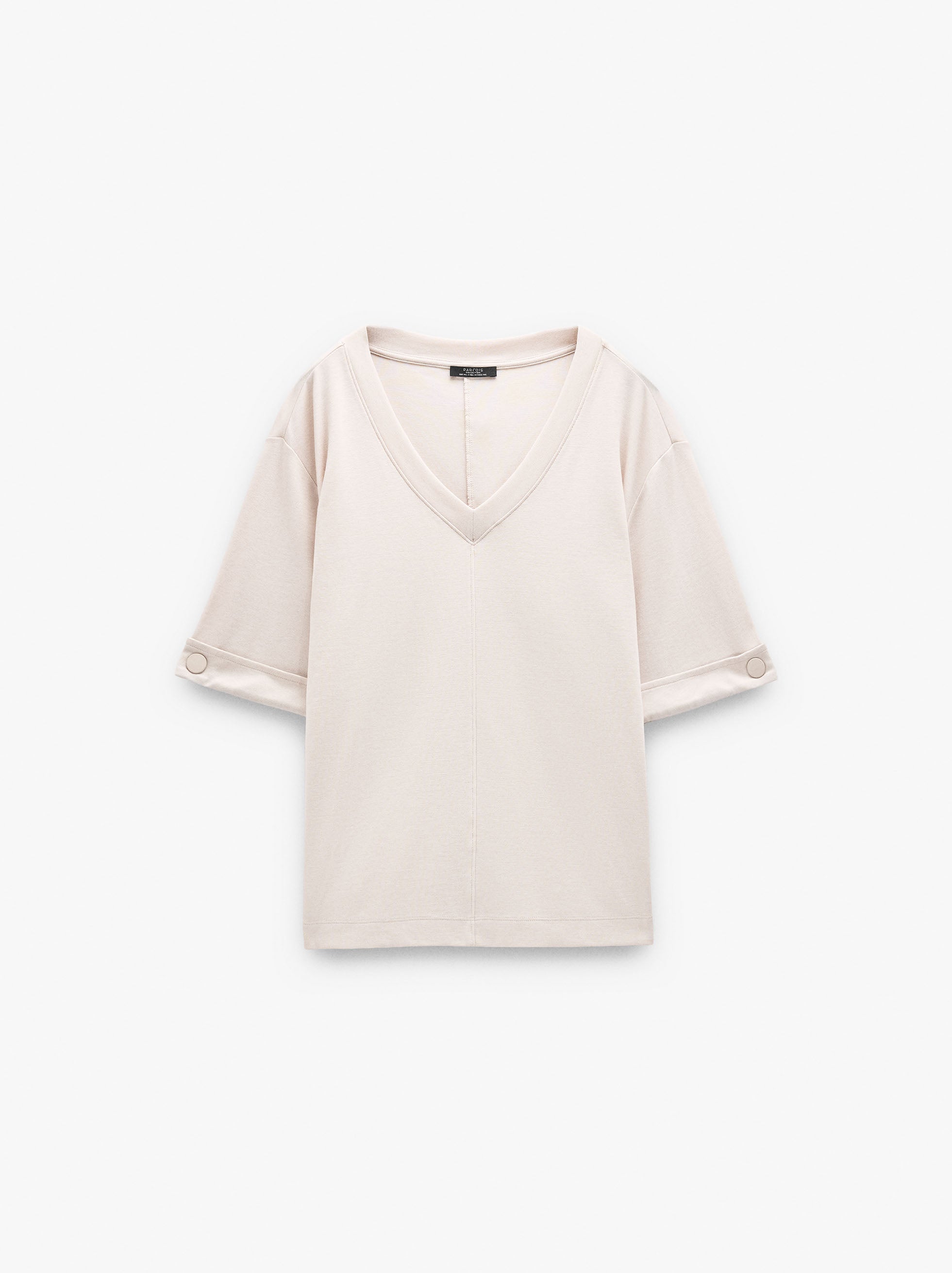 Camiseta De Escote En Pico