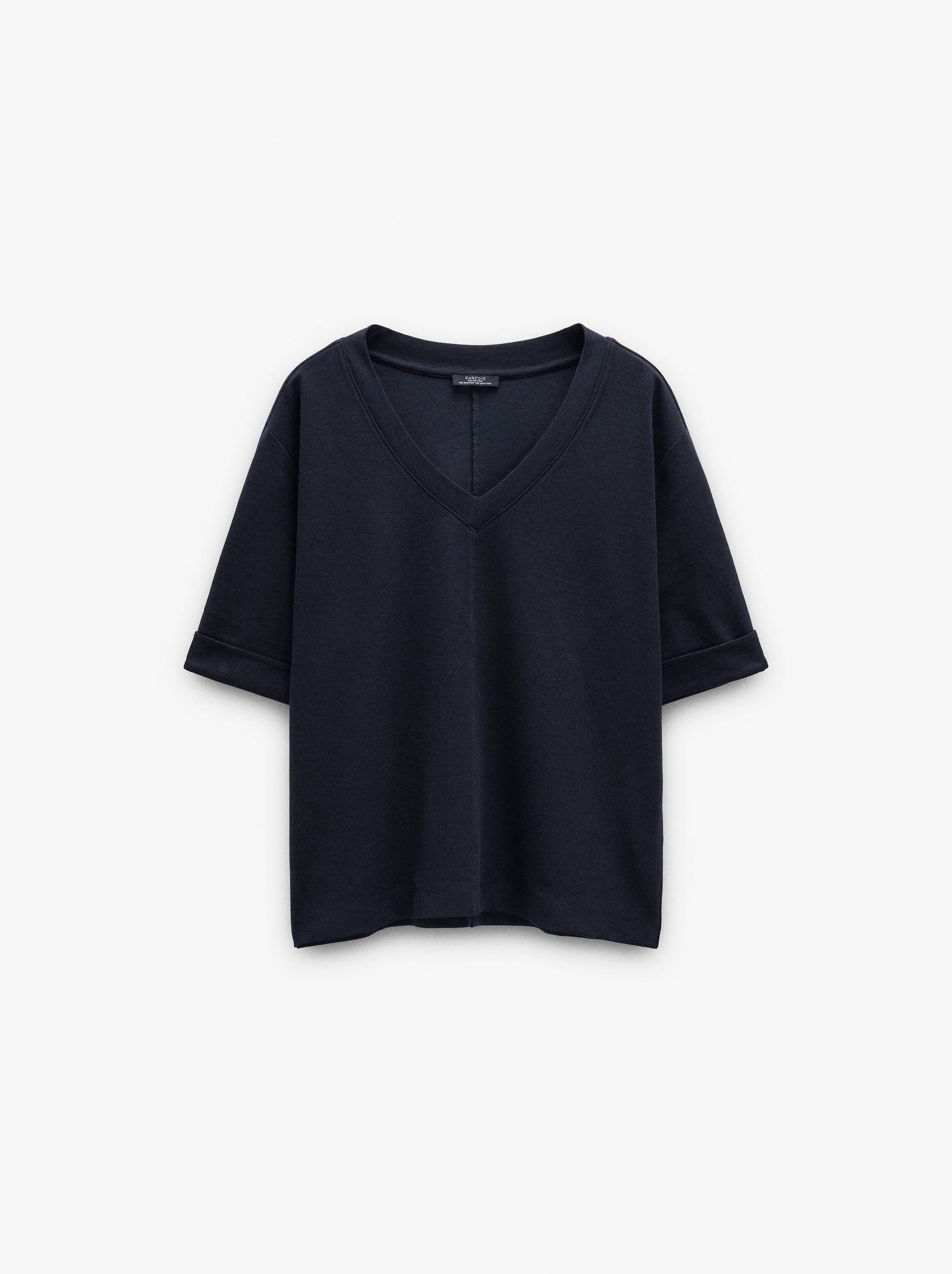 Camiseta De Escote En Pico
