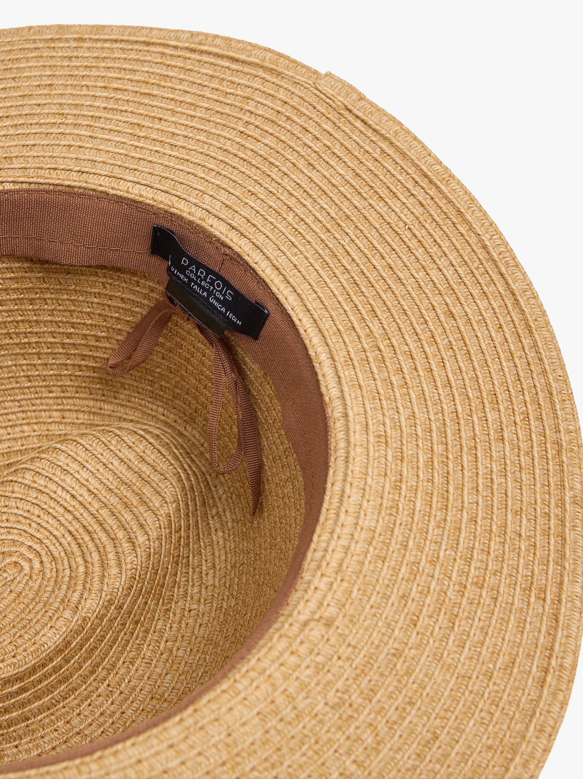 Sombrero Con Efecto Rafia
