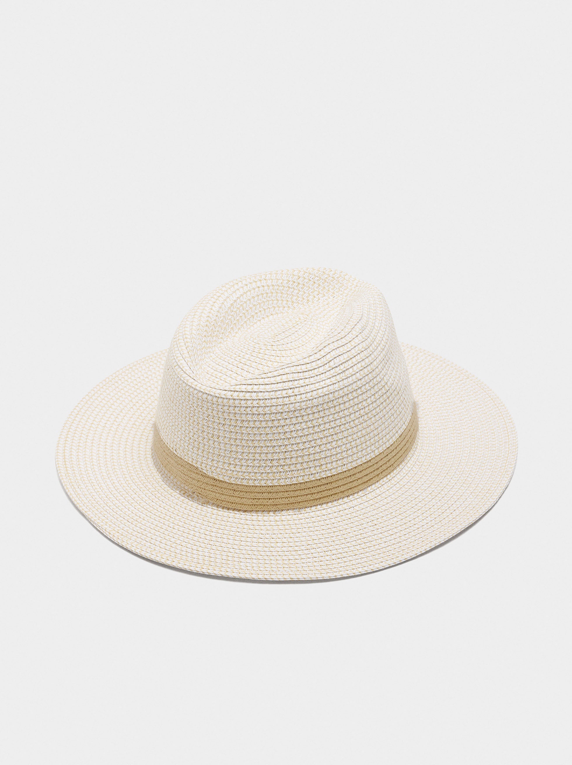 Sombrero Con Efecto Rafia