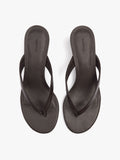 Sandalias De Piel Con Tacón Kitten