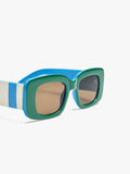 Gafas De Sol Cuadradas A Rayas