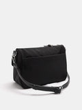 Bolso Bandolera De Nylon Con Bolsillo De Solapa